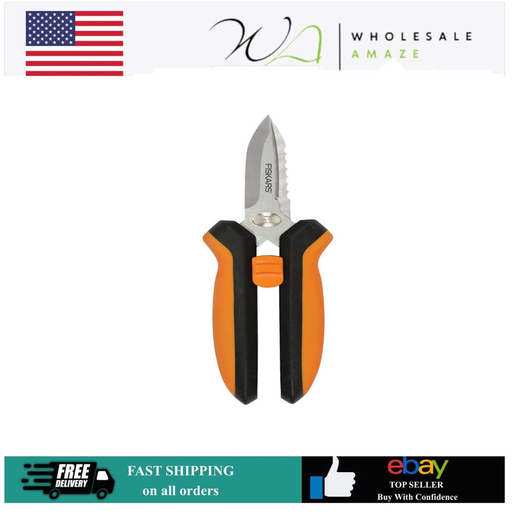 Fiskars® Multipurpose Garden Snips (8") Advanced 3-in-1 Blade Technology