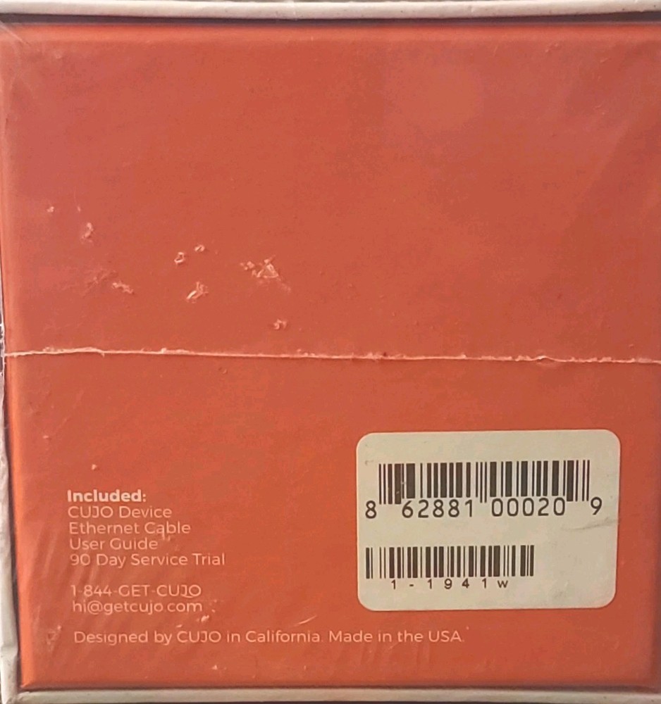 Cujo Smart Internet Security Hacking Virus Protection New