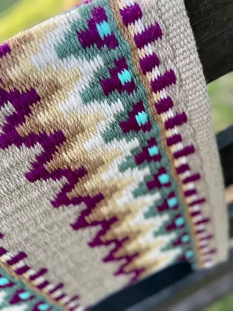 Handmade Woolen Western Saddle Blanket Show Horse (Customization Available)