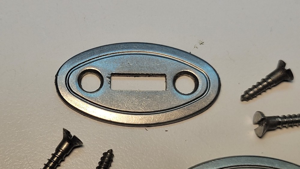 T/C Thompson .50 Cal. Muzzleloader Center Grey Hawk Escutcheon Plates (E)