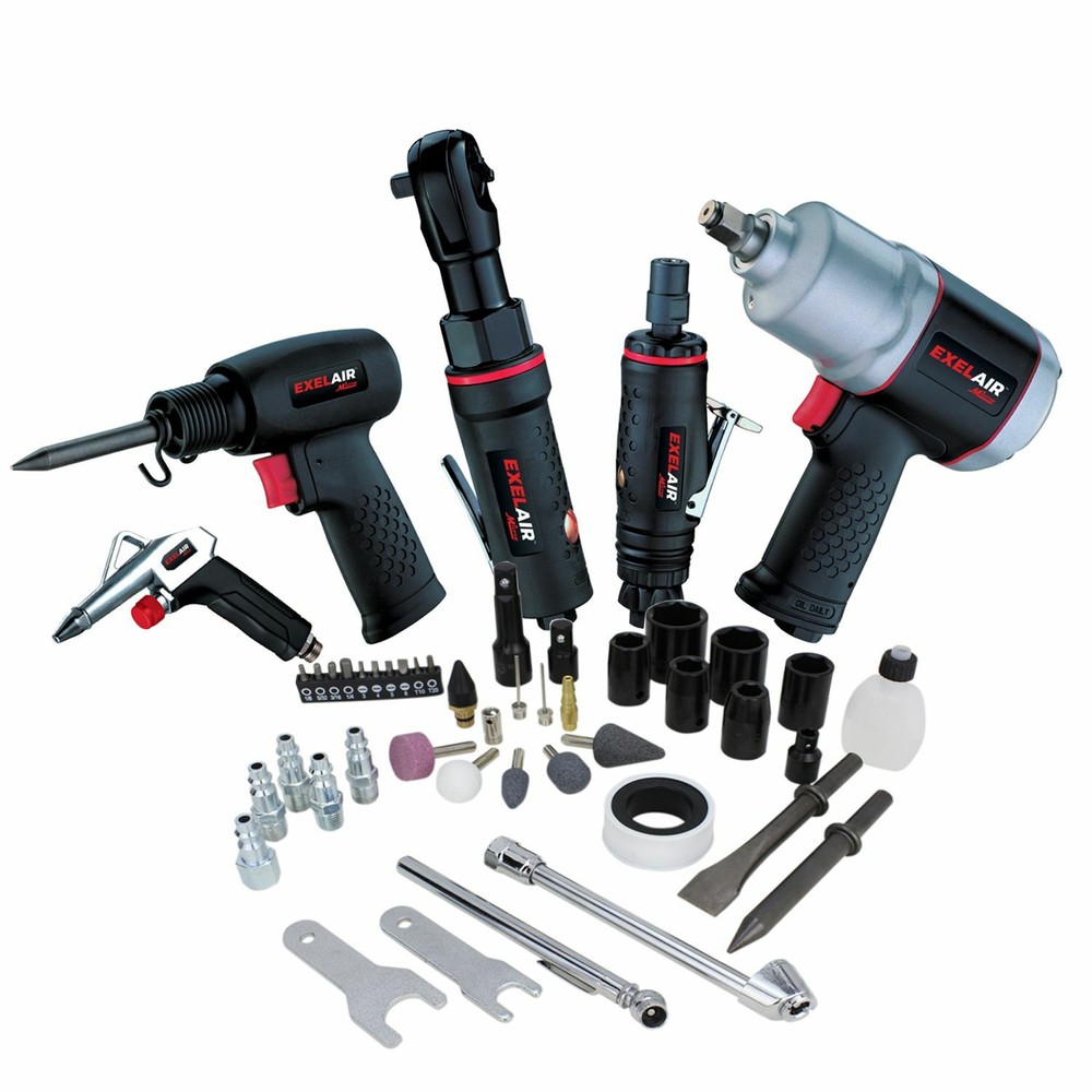 Milton® EXELAIR® Composite Pro High Torque Accessory Kit w/ Case (50-Piece)