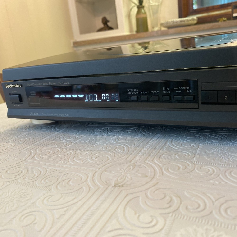 Technics SL-PC20 CD Player w/remote, Plays but Needs Work. See Description