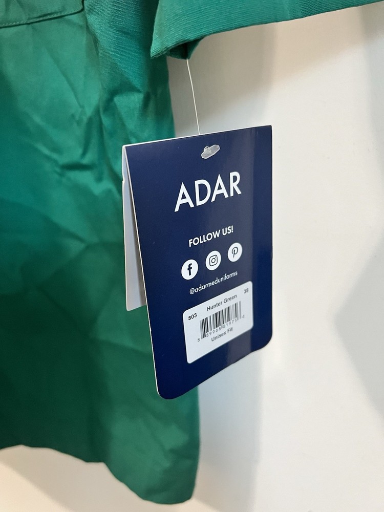 Adar green coat with belt