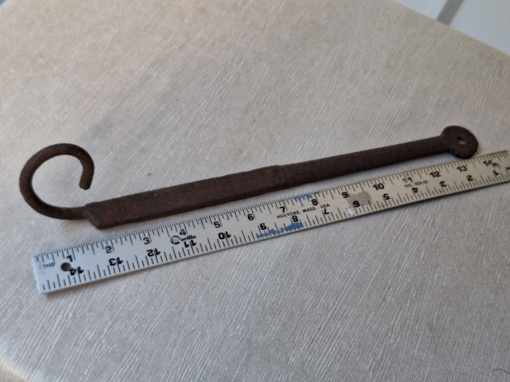 Antique Forged Wall Mounted Hook 14"
