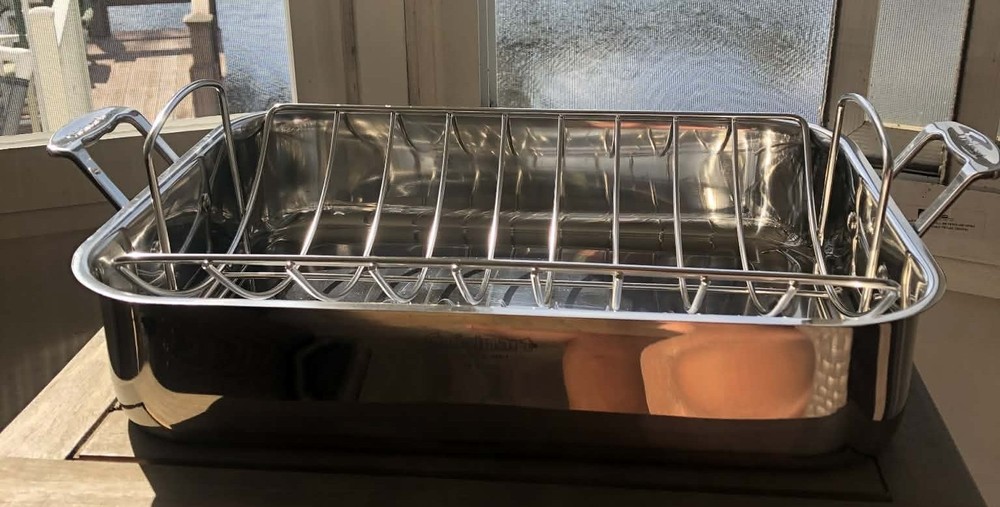 Cuisinart Roasting Pan with Rack, 16”, Chef’s Classic, Stainless