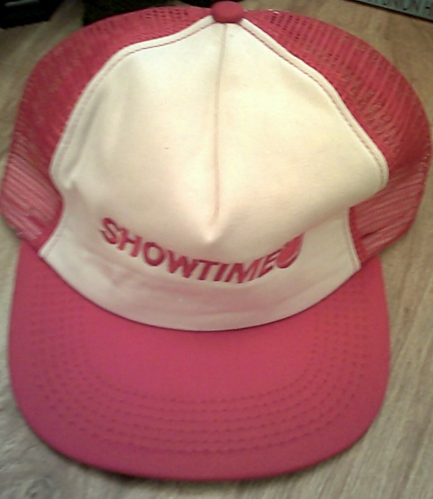 Vintage Showtime Cable Red and White Cap 