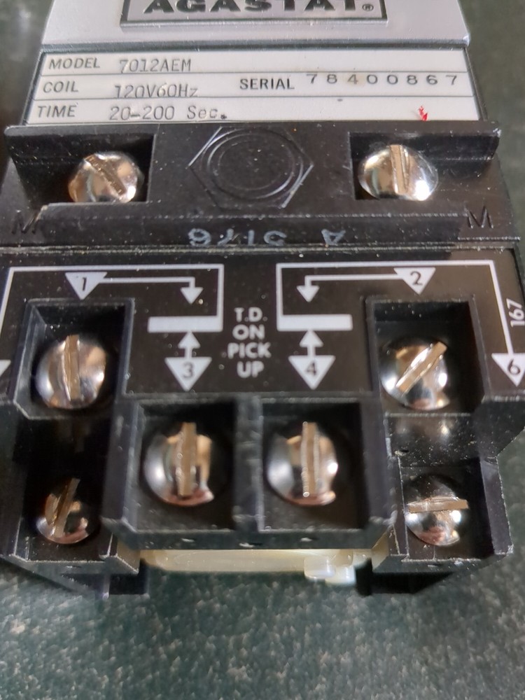 Agastat #7012AEM Electropneumatic Relay timer
