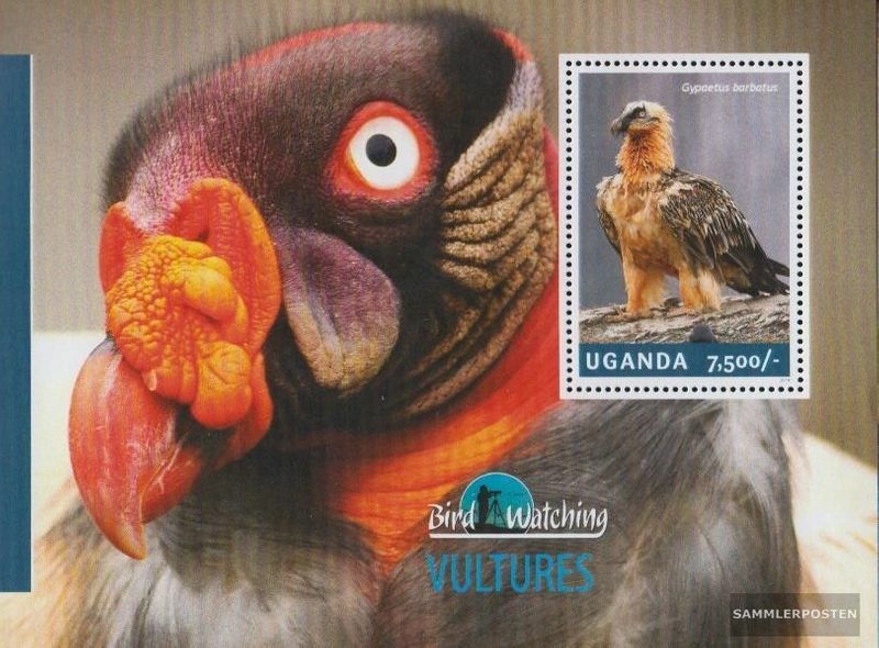 uganda Block458 MNH 2014 Geier