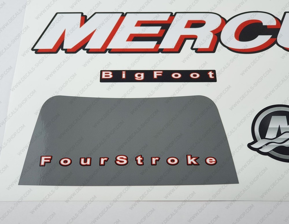 Mercury 60 hp Four Stroke 2006-2010 Set outboard engine decals sticker