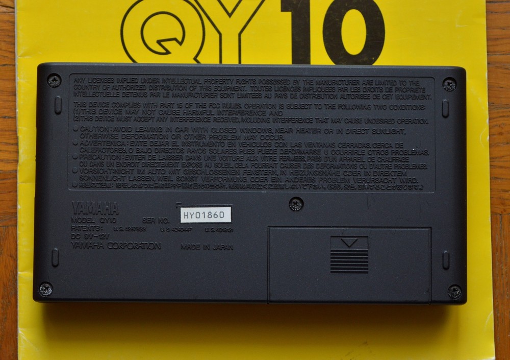 Yamaha QY10 MIDI Sequencer Drum Machine Synth Korg