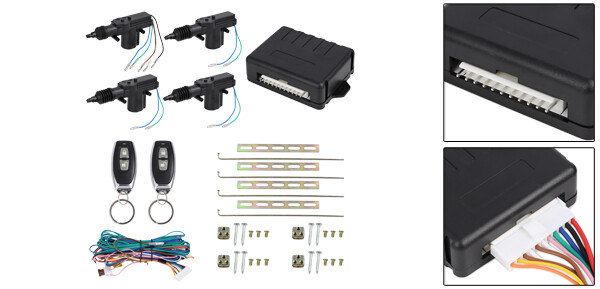 ONE 4 Doors Vehicle Car Central Lock Locking Keyless Entry System Kit Universal
