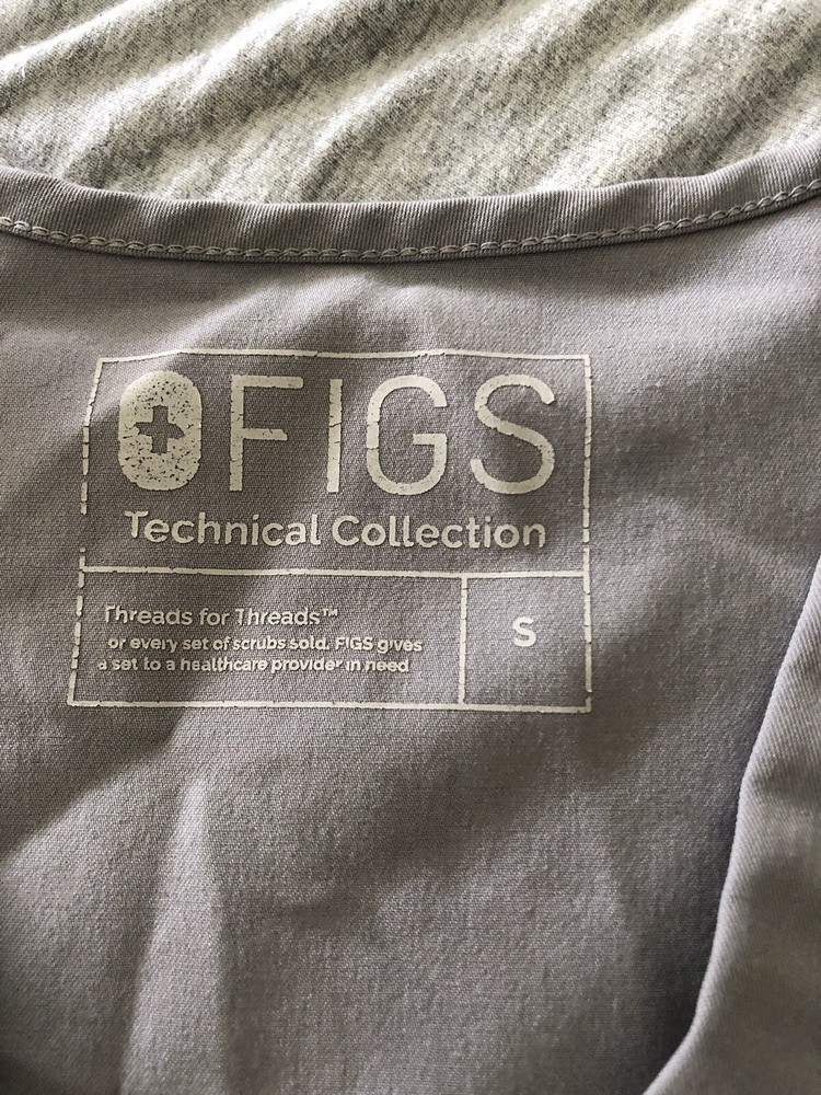 Figs Scrubs Set Women Technical Collection size small Color Grey