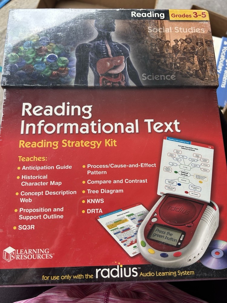Learning Resources Radius System – 2 Machines + 15 Reading & ESL Sets