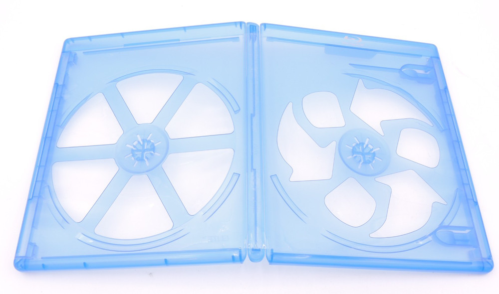 Lot: 6 Pre-Owned Blu-Ray Double Capacity Replacement Cases (Each Holds 2 Discs)