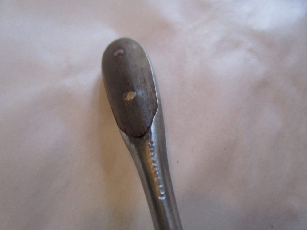 Antique Split Wood Perfect Handle Small Screwdriver, Flat Head, 4", Germany