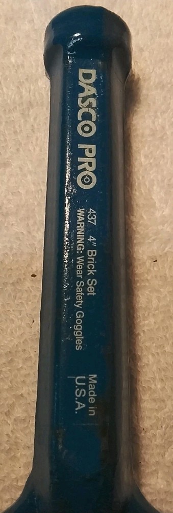 2pc DASCO 437-333 4"×1/34" MASONRY CHISEL 🇺🇸