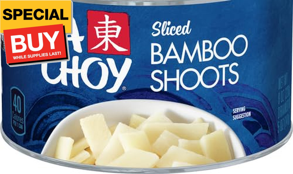 Sliced Bamboo Shoots, 8 oz Can