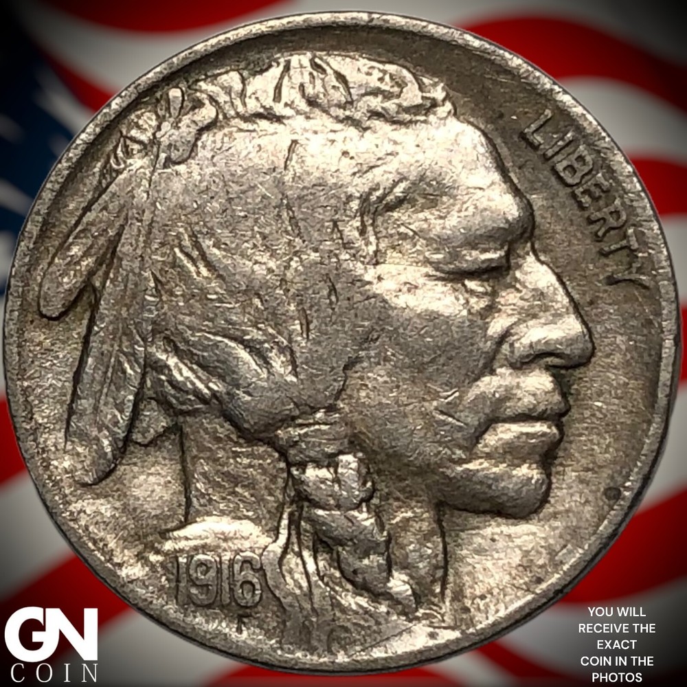 1916 P Buffalo Nickel Y5808