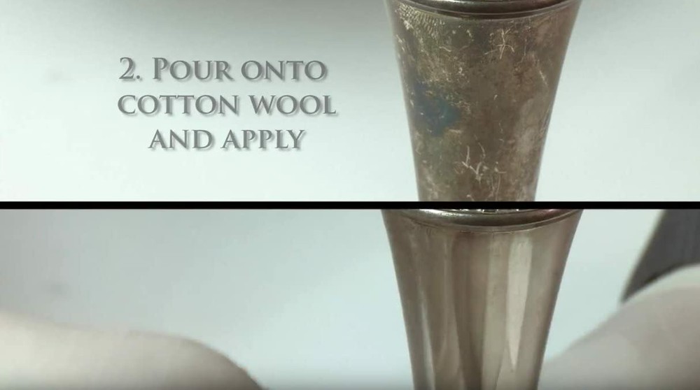 SILVER CLEANING MAINTENANCE SOLUTION - RENOVATE PLATES, PLATTERS OR TRAYS