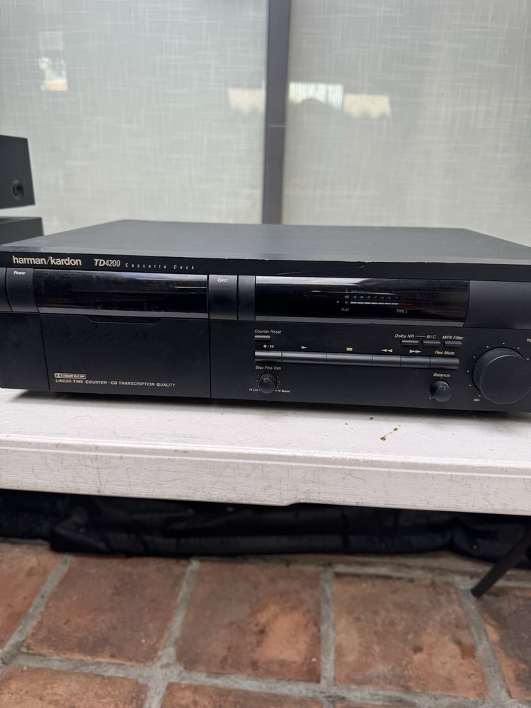 Harman kardon TD4200 two heads cassette deck good