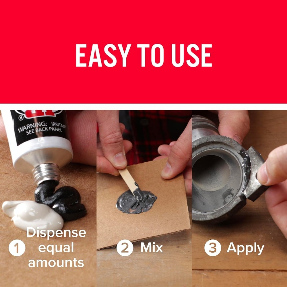 Versatile 2-Part Epoxy - Strong Bonding Solution for Craft & Home Repairs 10 oz