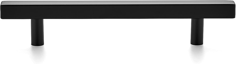 35 Pack Matte Black Square Cabinet Pulls 7.38" Stainless Steel Handles