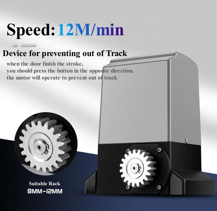 4400lb Electric Sliding WiFi Gate Opener Operator Kit Automatic Remote Control