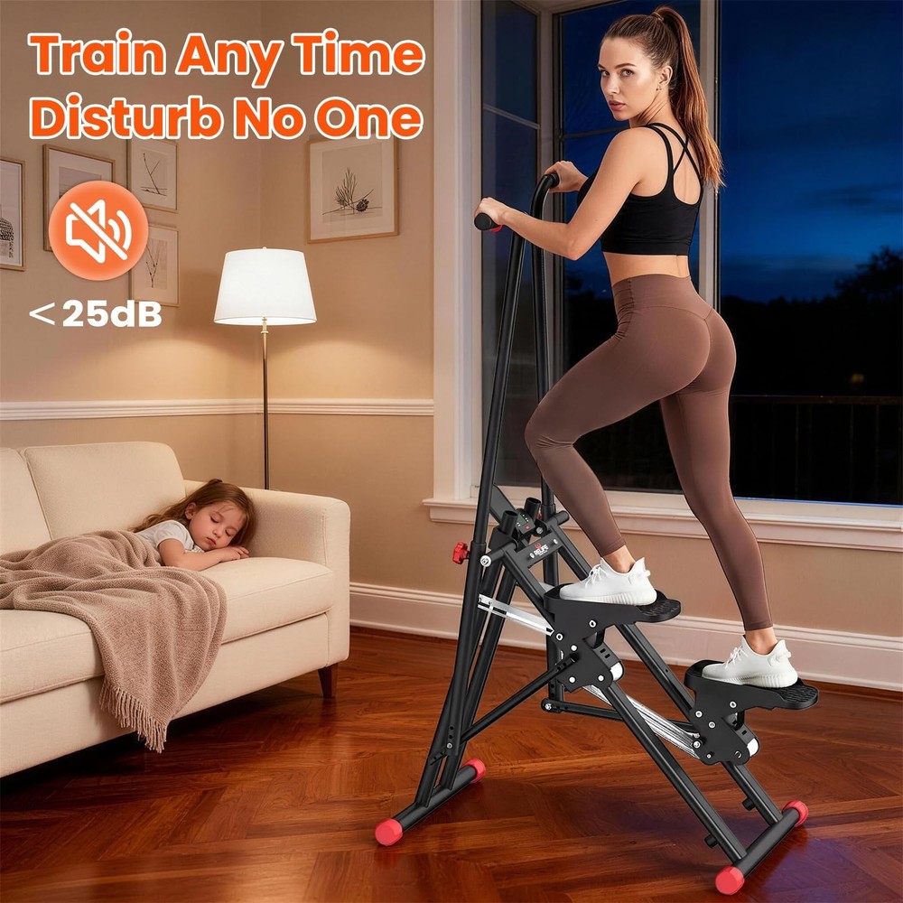 Stair Stepper for Home Exercise,New Version Stair Climber with Adjustable Res...