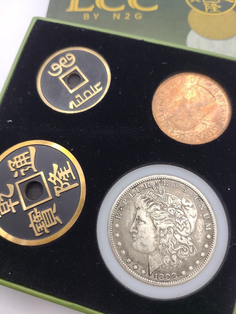 LCC (Black) Coin Set by N2G magic tricks