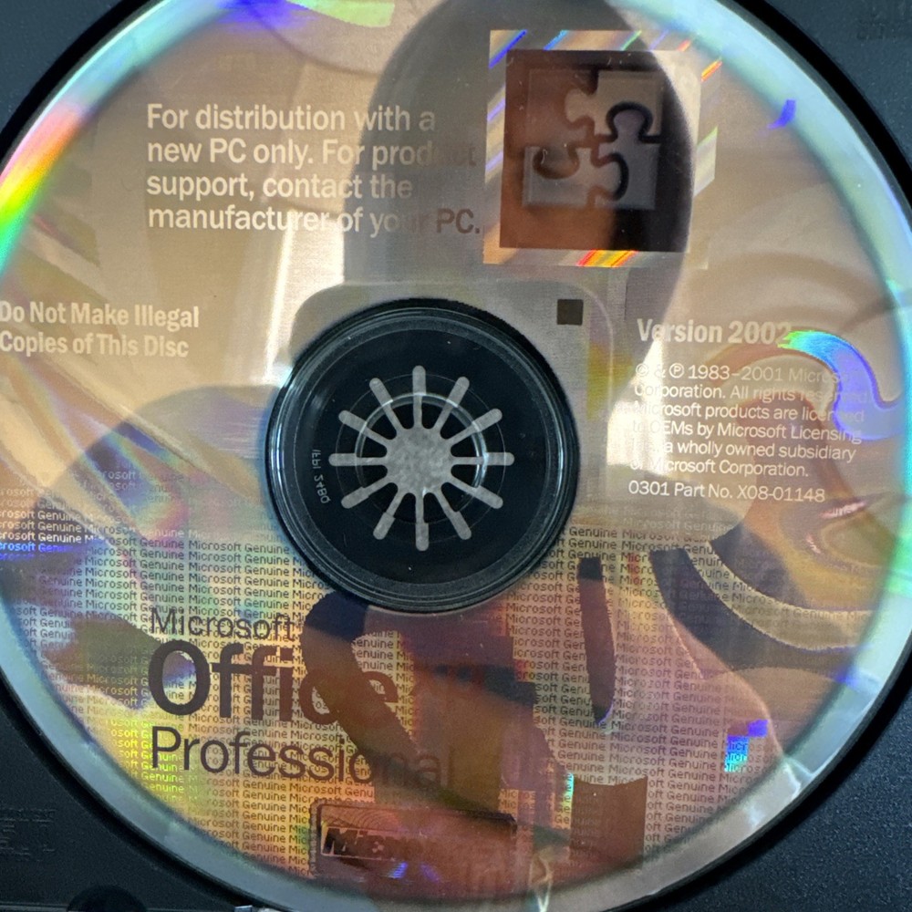 Microsoft Office XP Professional Version 2002 _ Full Version MINT