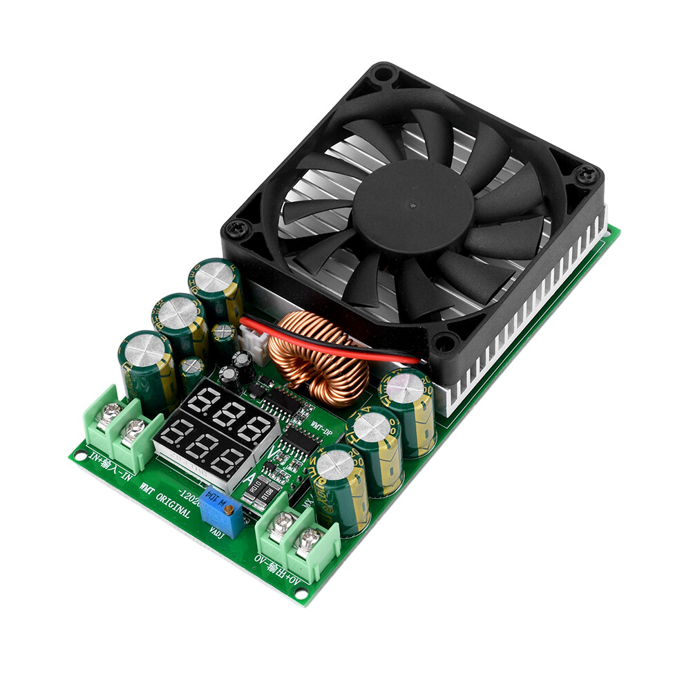 600W High Power Adjustable Buck Module DC 25-120V to DC 1.2-75V Step Down Module