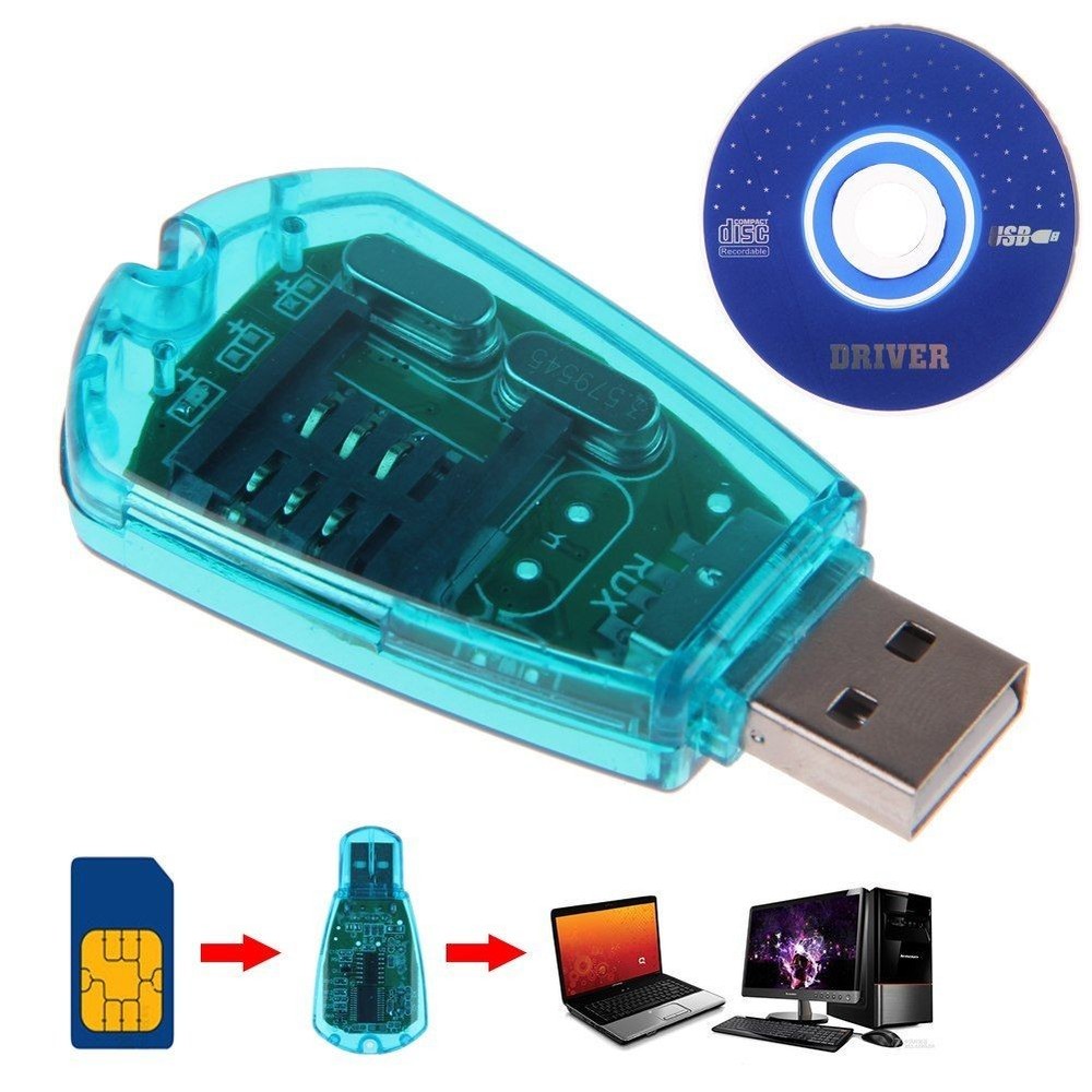 GSM/CDMA+CD USB Cellphone Standard SIM Card Reader Copy Cloner Writer n
