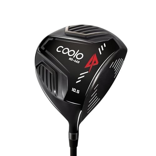 Golf Driver for Beginner and 10.5 Degrees, Black Head Senior Graphite Right
