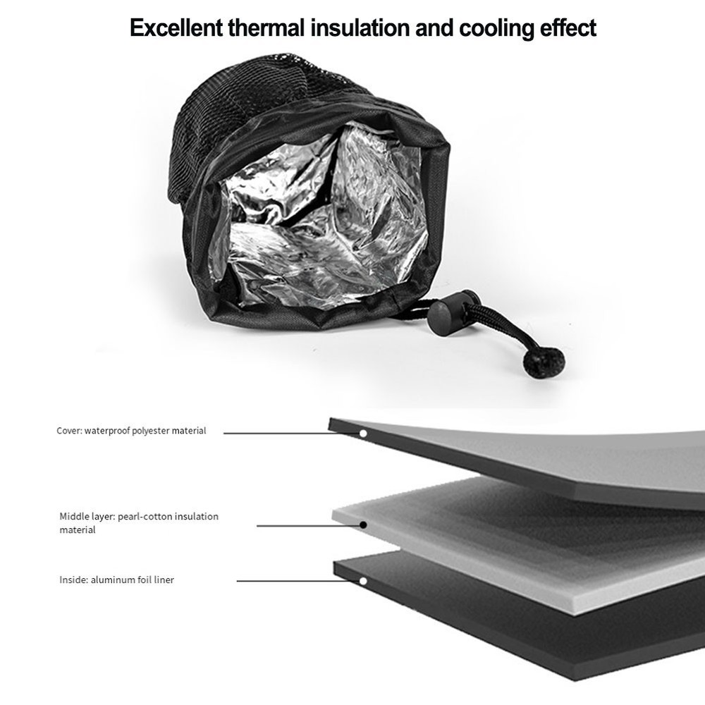 Quick Access and Secure Storage with Drawstring Bike Handlebar Stem Bag