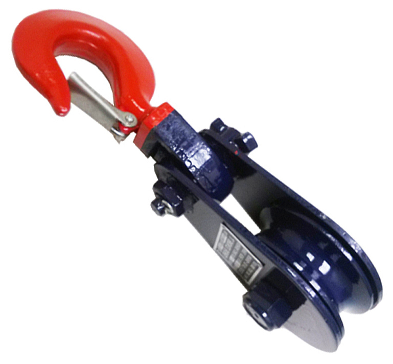 Snatch Block with Hook for 2 tons