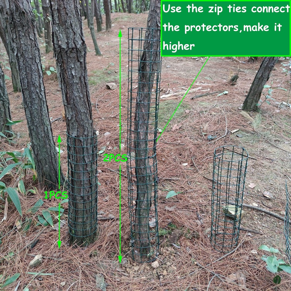 Tree Protectors-Tree Protectors from Deer,Tree Trunk Protector with Zip Ties ...