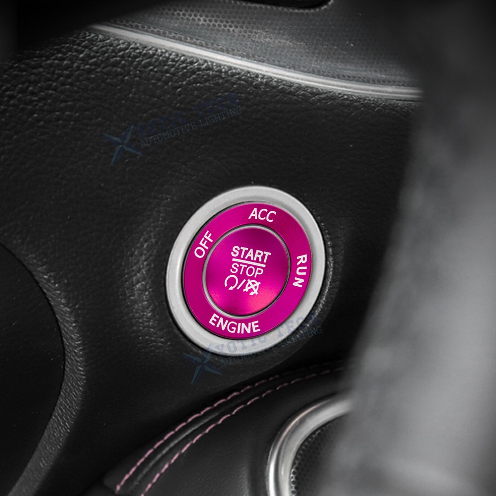 Keyless Engine Push Start Button & Surrounding Ring For Dodge Charger Challenger