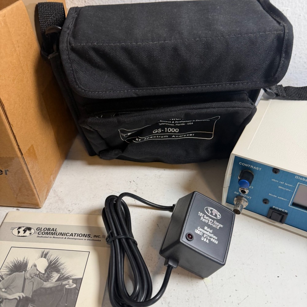 Global Communications GS-1000 RF Spectrum Analyzer for Telecommunications