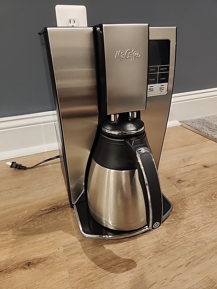 Mr. Coffee BVMC-DT100 10-Cup Filter Coffee Machine Programmable Stainless