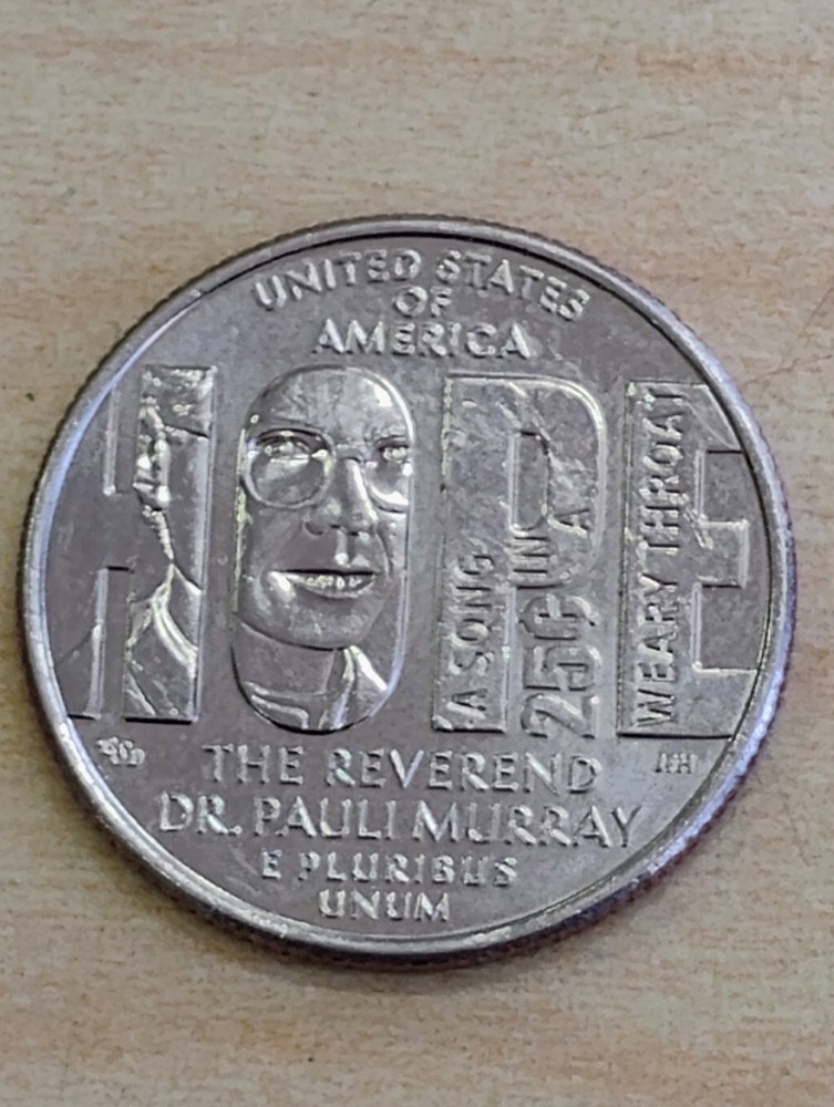 2024-D Hope Dr. Murray Washington 25cent Quarter Errors IN COD We Trust, P Error