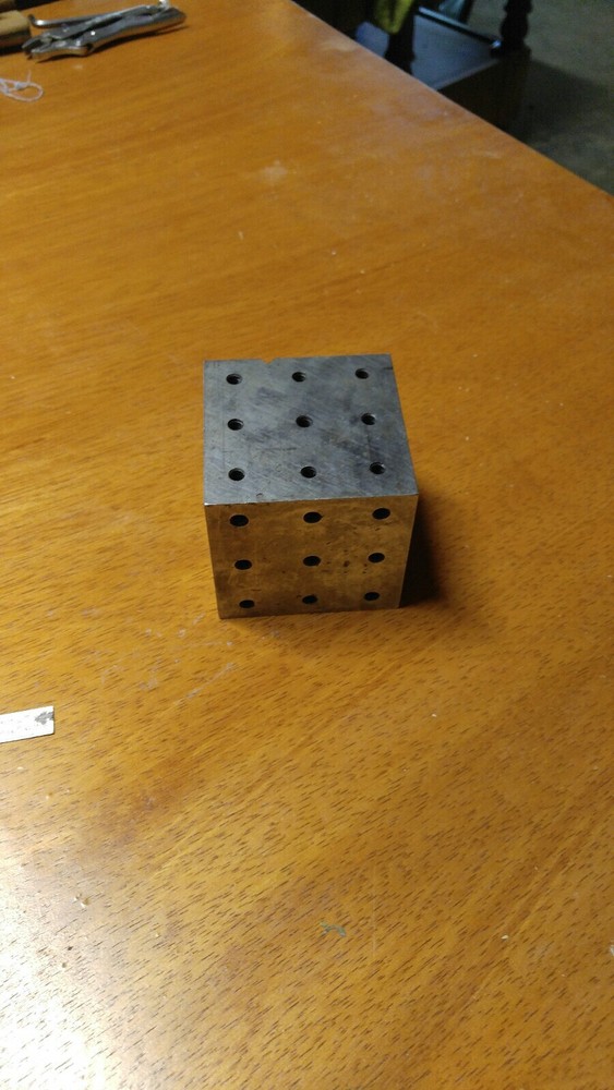 Tool Maker Ground Hardened 3"x3" Fixture Block