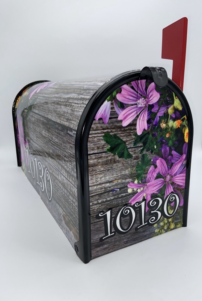 Flowers Custom Mailbox Gift For Dad, Farm Mailbox Gift For Mom