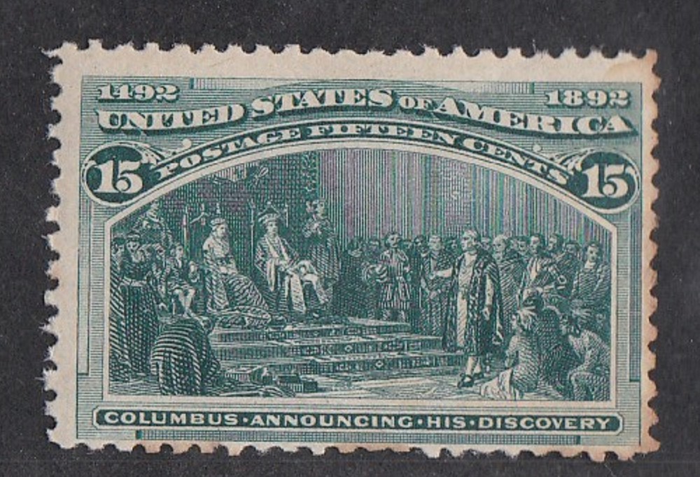 USA 1893 MNH 15c COLUMBIAN