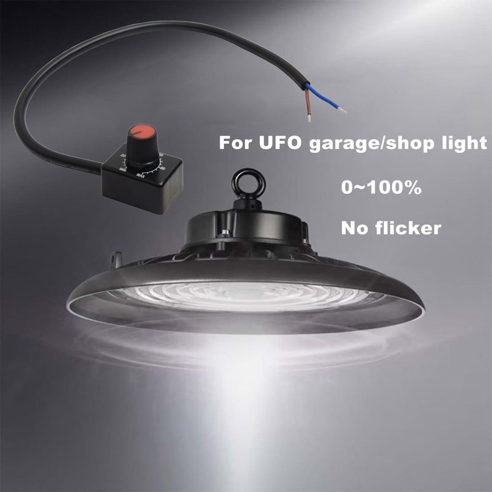 2x DC 0/1-10V Knob LED Dimmer Mini Controller Rotary Switch For Light Lamp C609