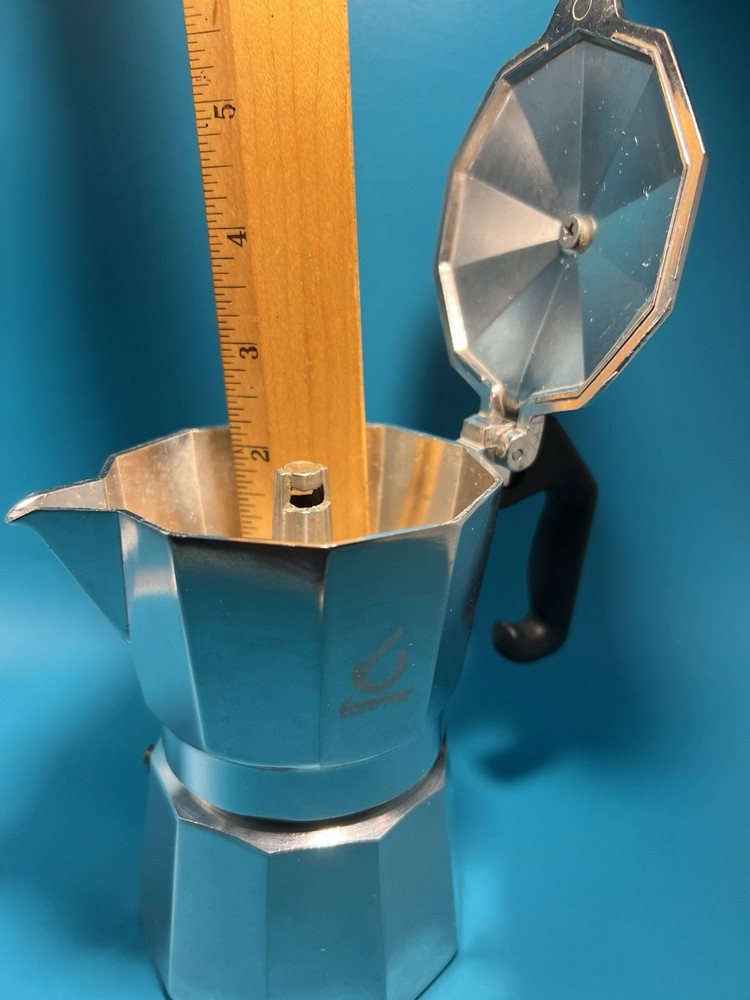 Forever Moka Coffee Maker Cup, Approx. 6” Tall￼