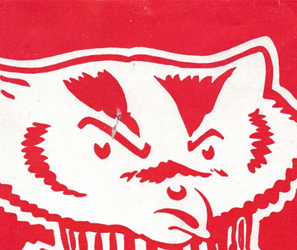 Wisconsin Badgers 1961 Varsity Vs Alumni Official Program "Camp Randall Stadium"