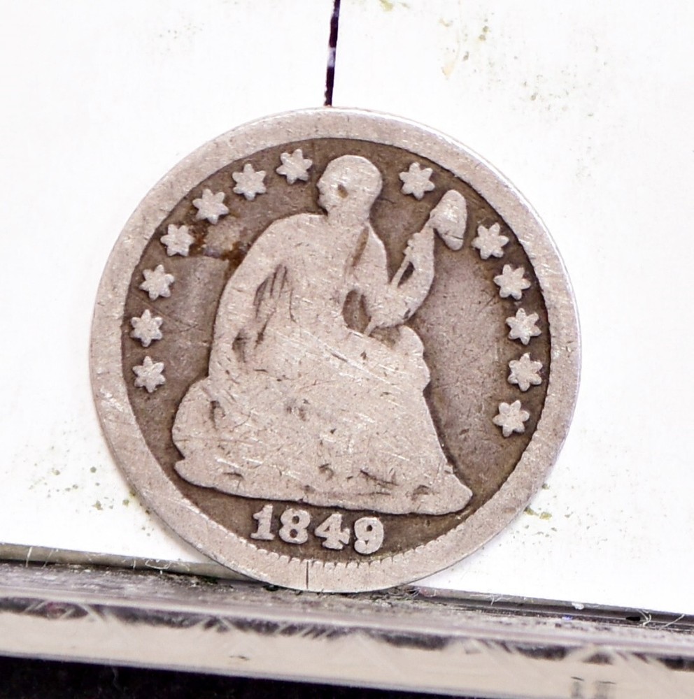1849 Half Dime - Good (#57216-L)