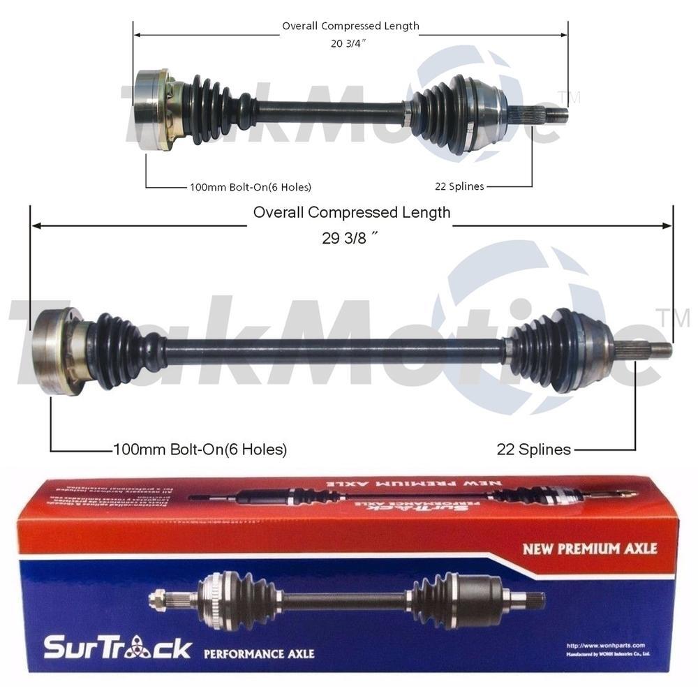 CV Axle Shaft Kit - Front Driver and Passenger Side