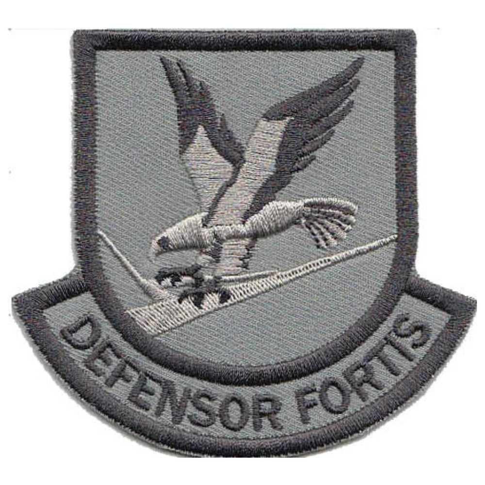 Large Custom Security Forces Defensor Fortis Grey Multicam Patch