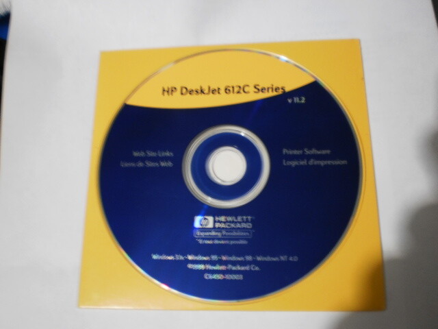 HP Deskjet 612C series printer software